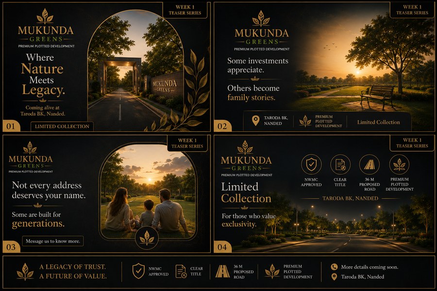 Mukunda Greens Premium Plotted Development Nanded